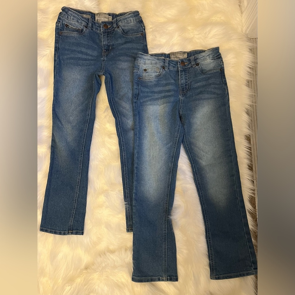 Lucky Brand girls youth bootcut jeans, 2 pairs, sz8